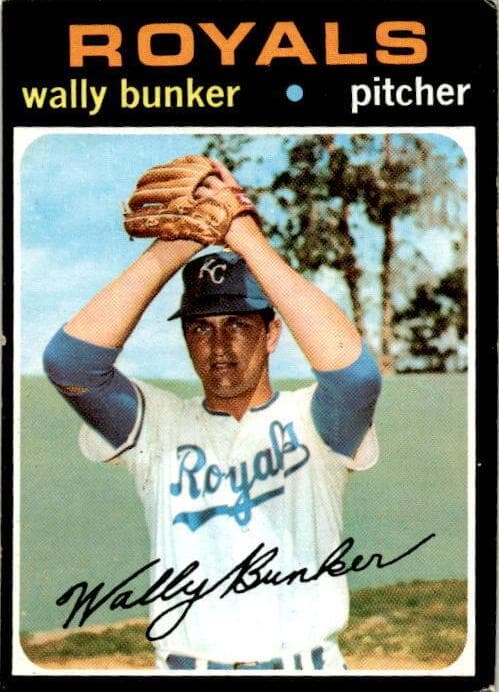 Wally Bunker 1971 topps Topps
