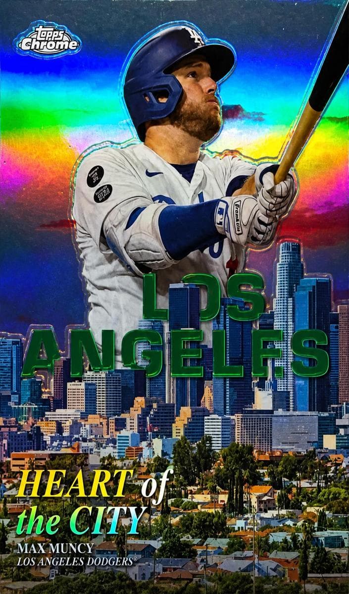 Max Muncy 2022 topps Topps Chrome