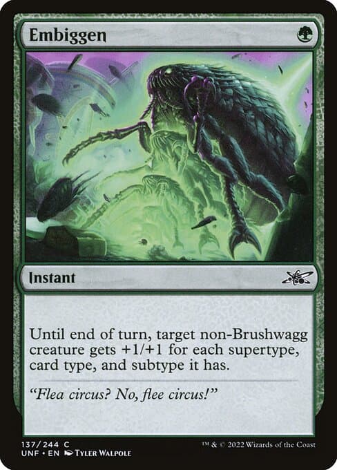 Embiggen 2022 Magic: The Gathering Unfinity
