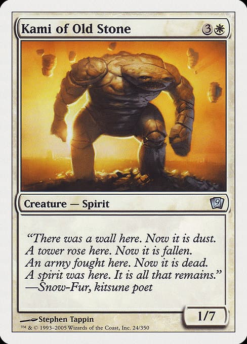 Kami of Old Stone 2004 Magic: The Gathering Champions of Kamigawa