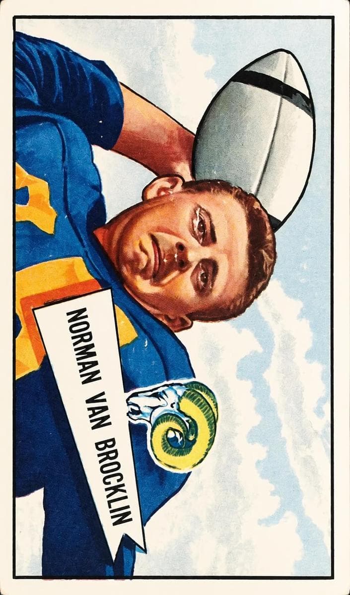 Norman Van Brocklin 1952 bowman
