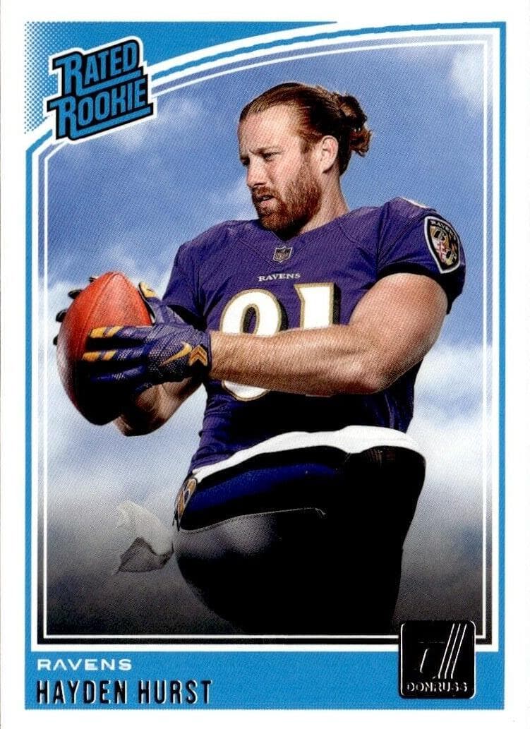 Hayden Hurst trading card