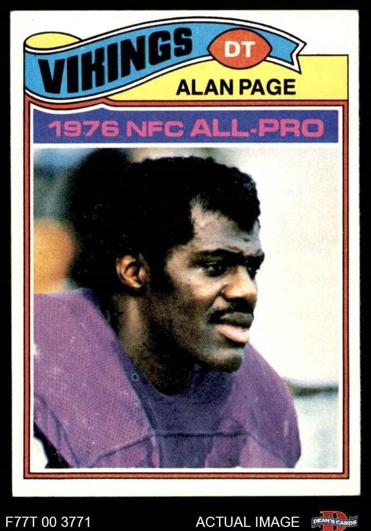 Alan Page 1977 topps Topps