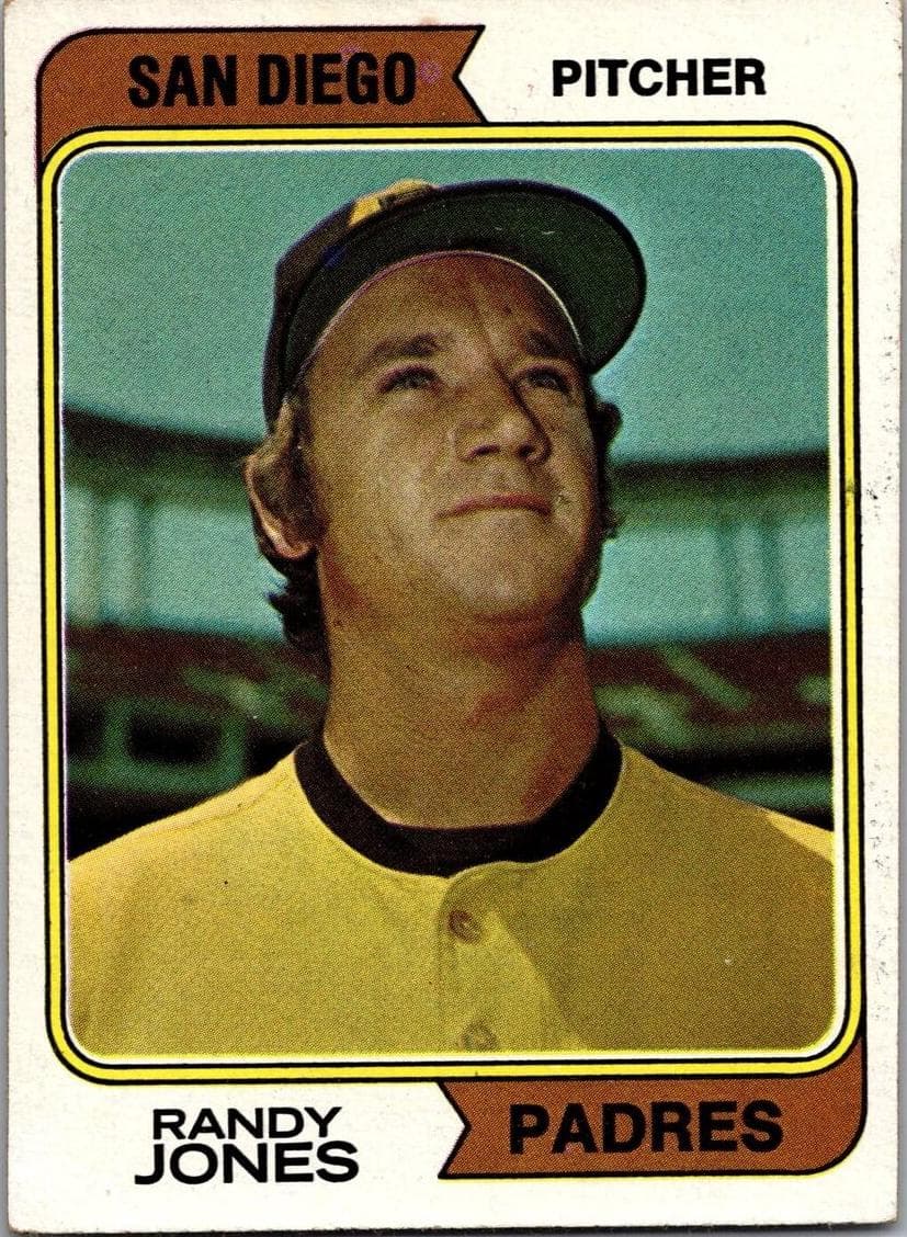 Randy Jones 1974 topps Topps