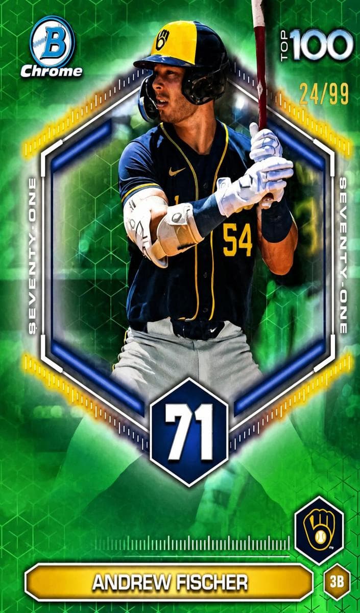 Andrew Fischer trading card