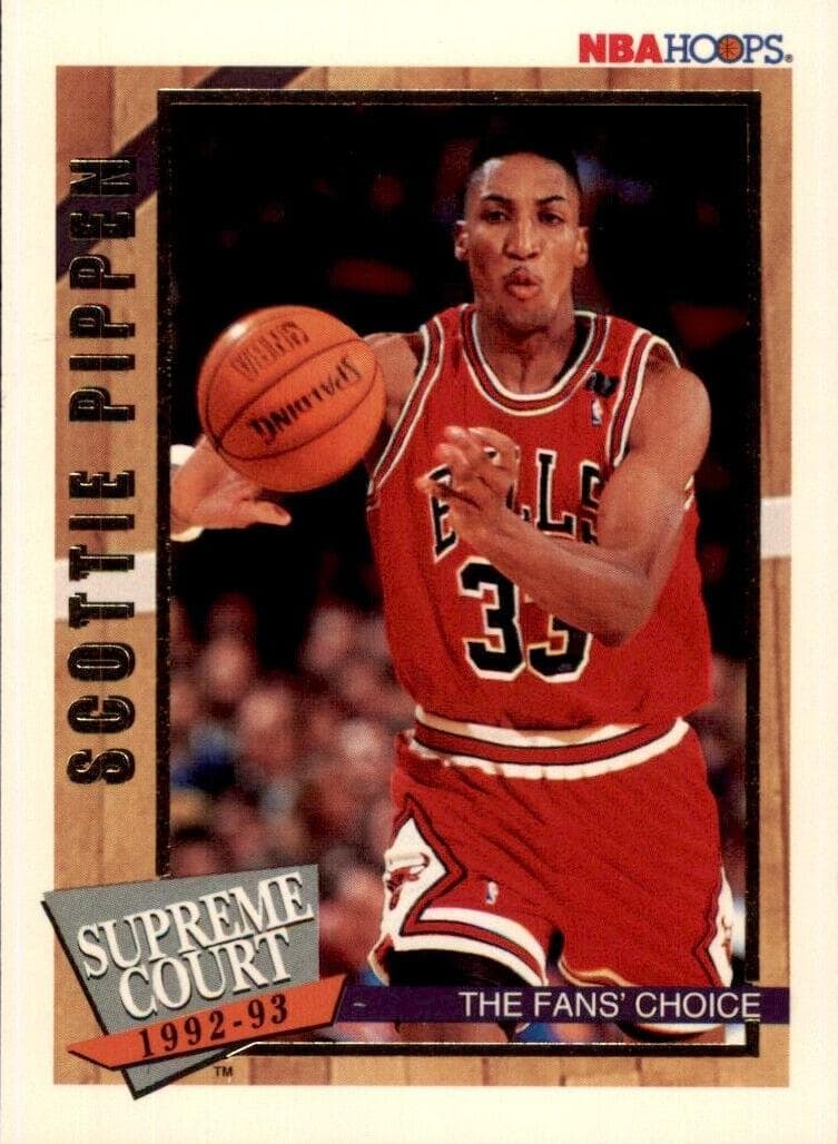 Scottie Pippen 1992 panini Hoops