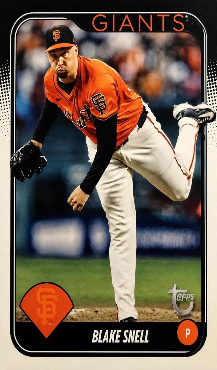 Blake Snell 2024 topps Topps Update