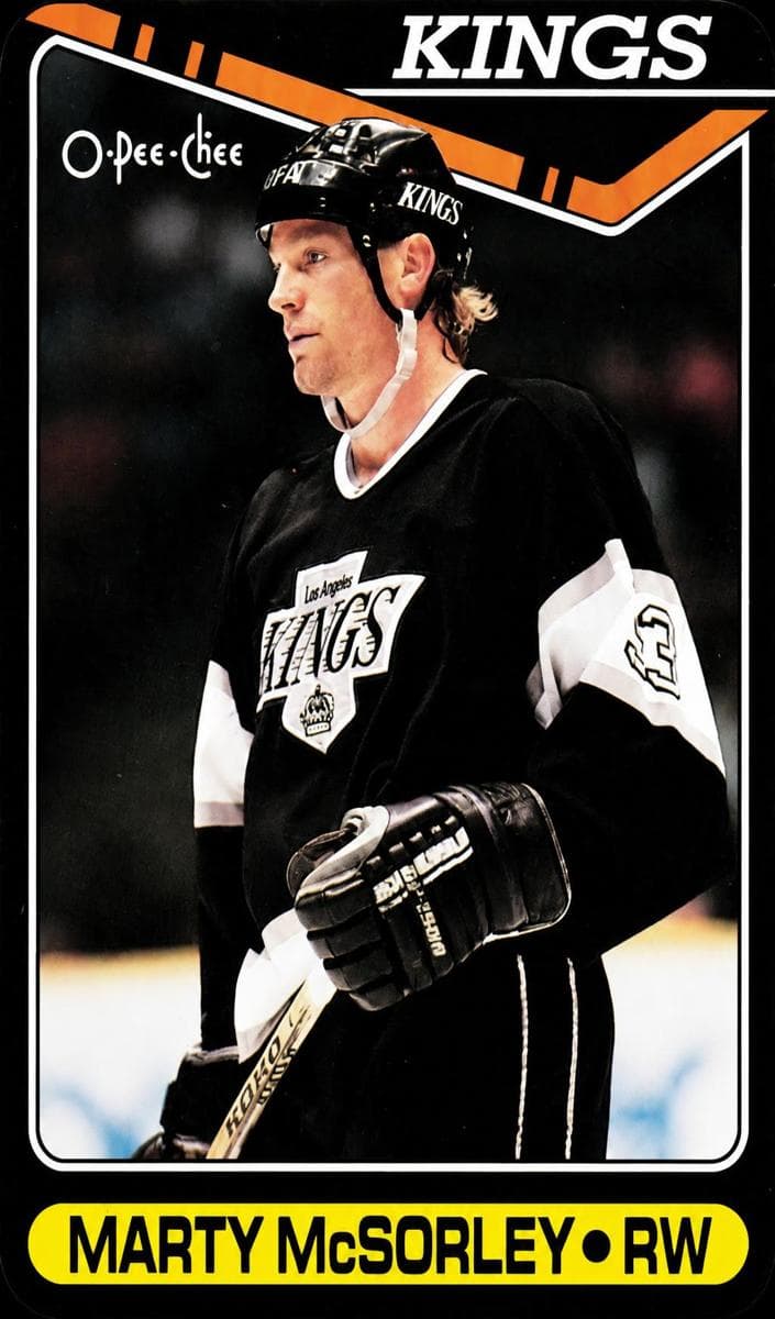 Marty McSorley 1990 topps