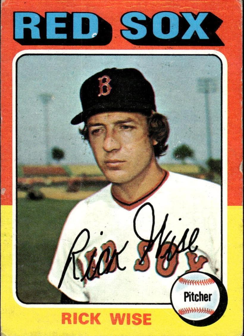 Rick Wise 1975 topps Topps