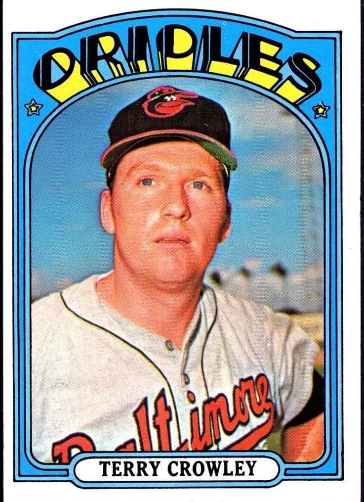 Terry Crowley 1972 topps Topps