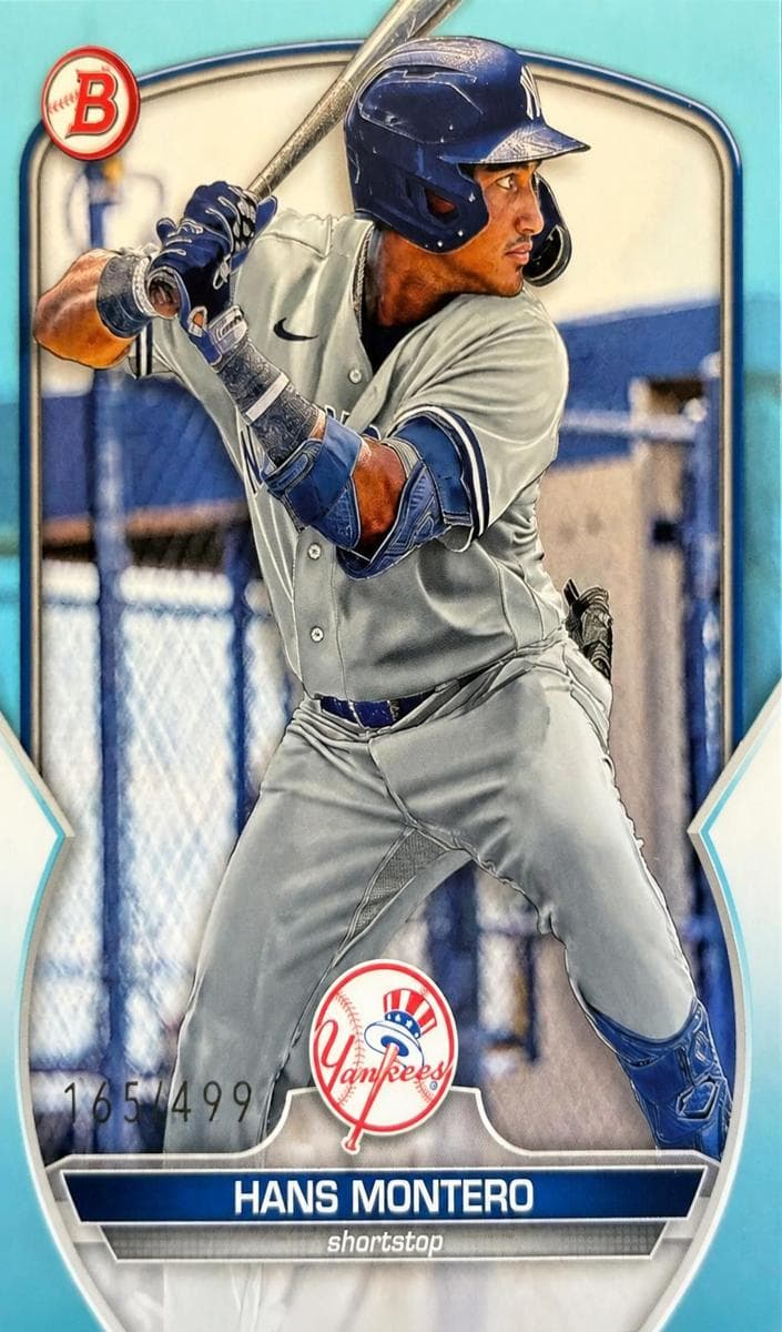 Hans Montero trading card