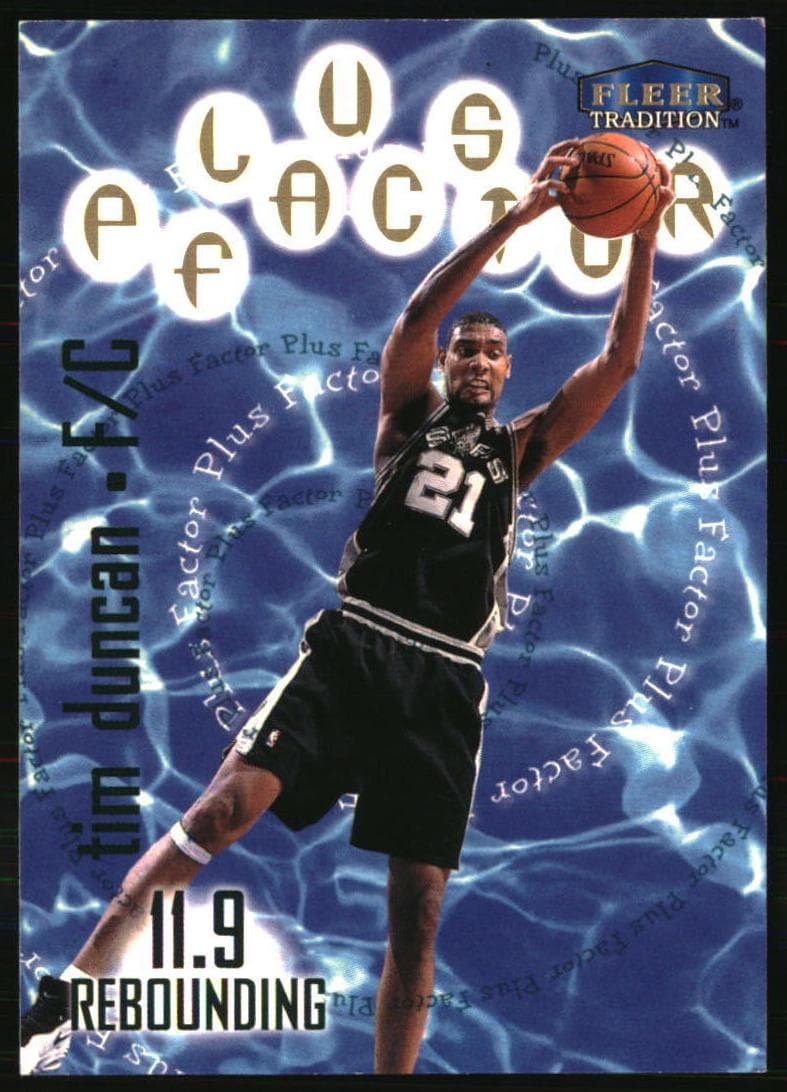 Tim Duncan 1998 fleer