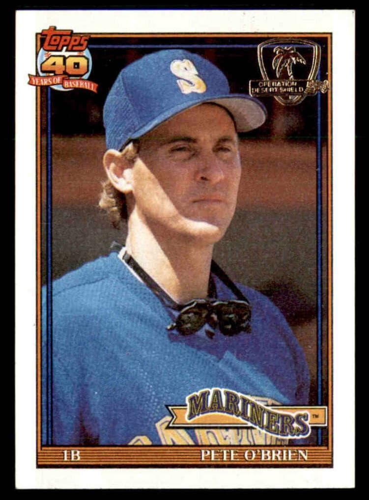 Pete O'Brien 1991 topps Topps