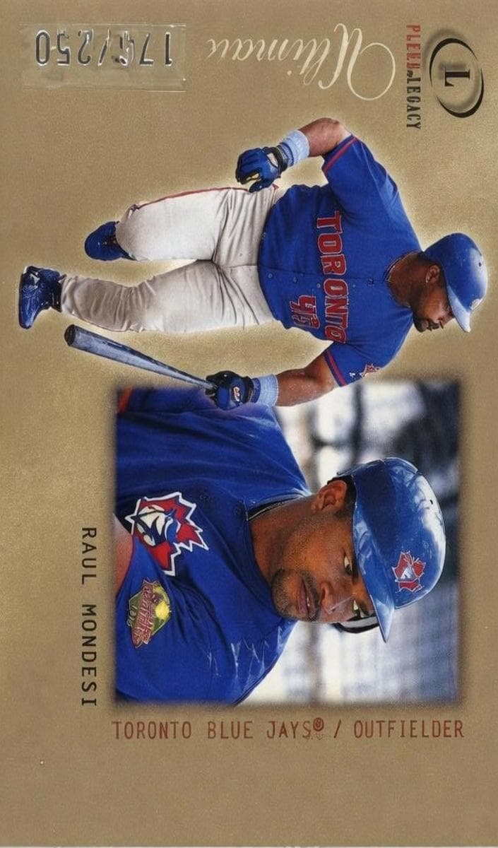 Raul Mondesi 2001 fleer Fleer Legacy