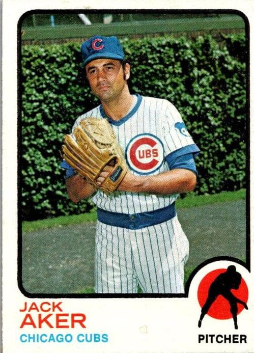 Jack Aker 1973 topps Topps