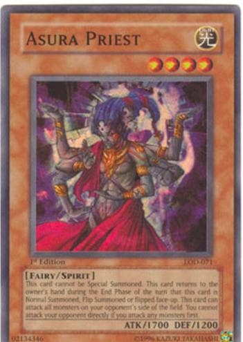 Asura Priest 2003 Yu-Gi-Oh!