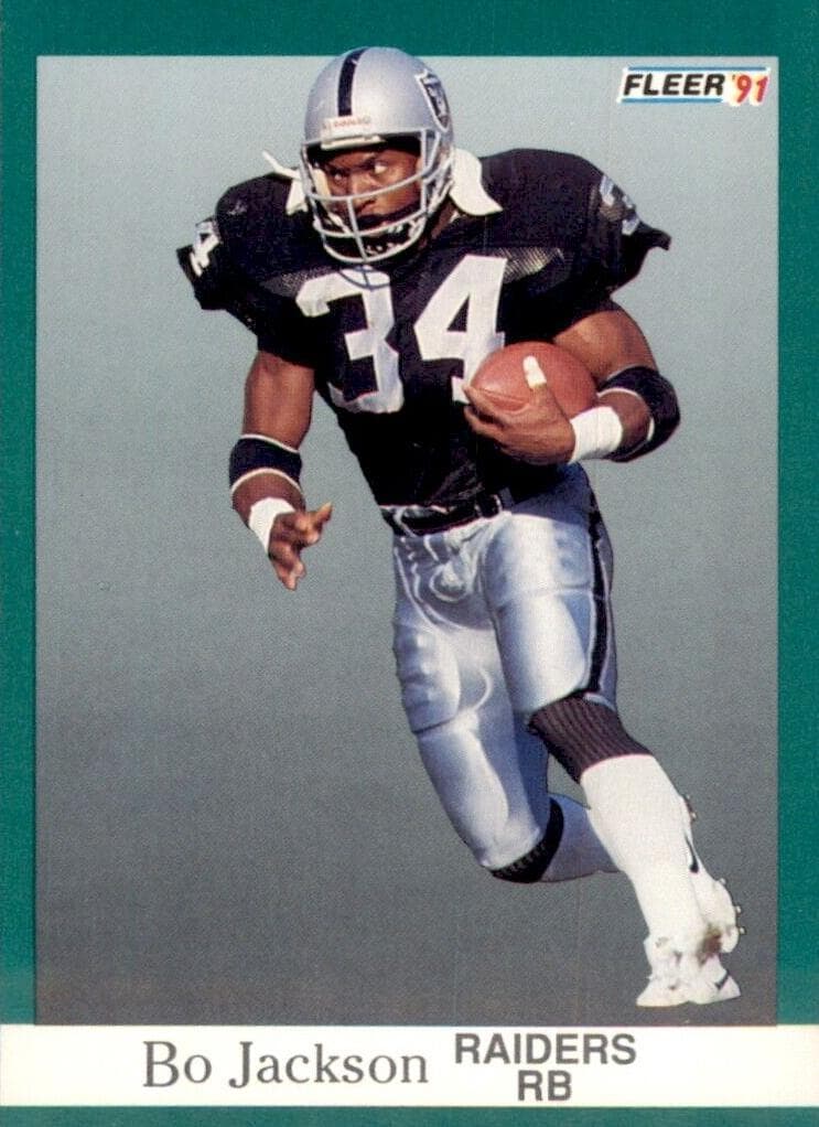 Bo Jackson 1991 fleer Fleer