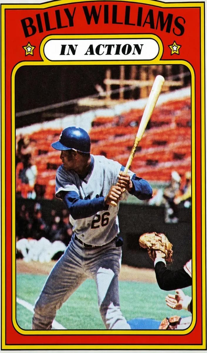 Billy Williams 1972 topps O-Pee-Chee