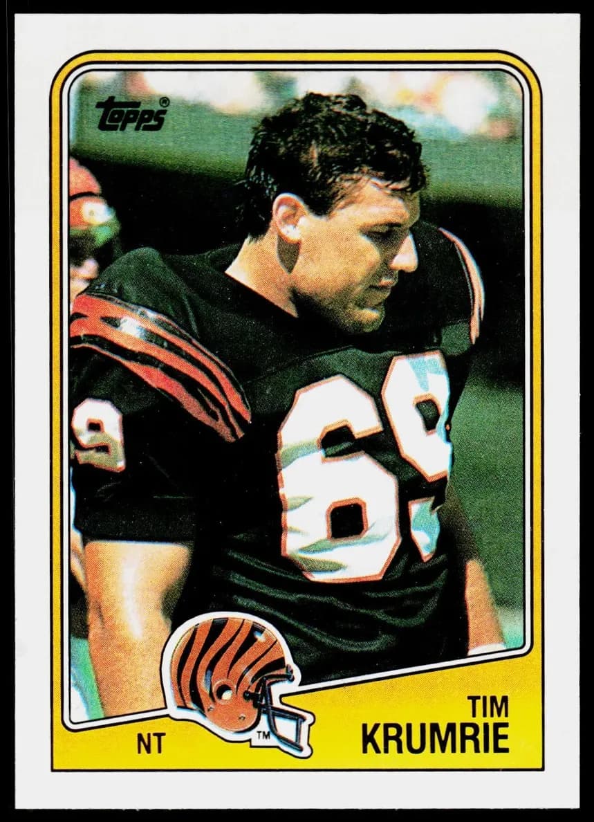 Tim Krumrie trading card