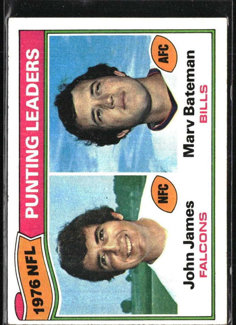 1976 Punting Leaders (John James / Marv Bateman) #6