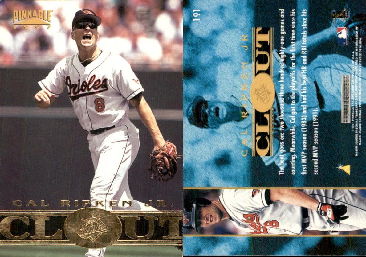 Cal Ripken Jr. 1997 unknown Pinnacle