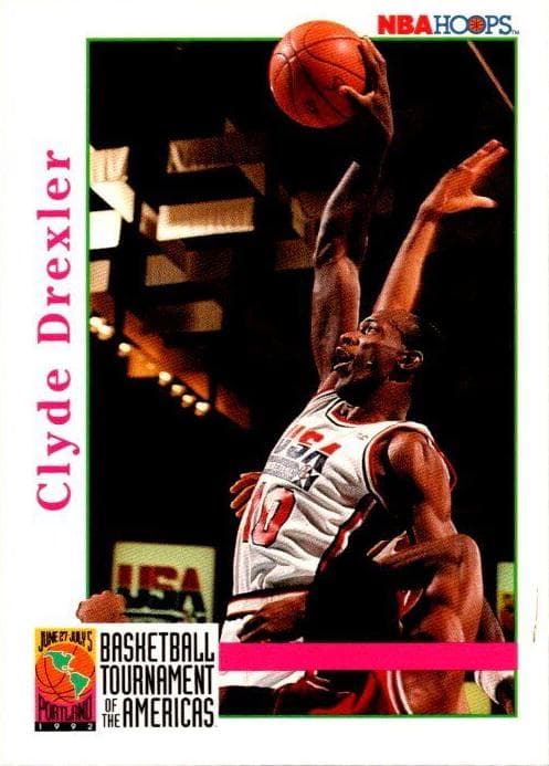 Clyde Drexler 1992 panini Hoops