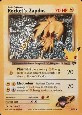 Rocket's Zapdos 2021 Celebrations:
