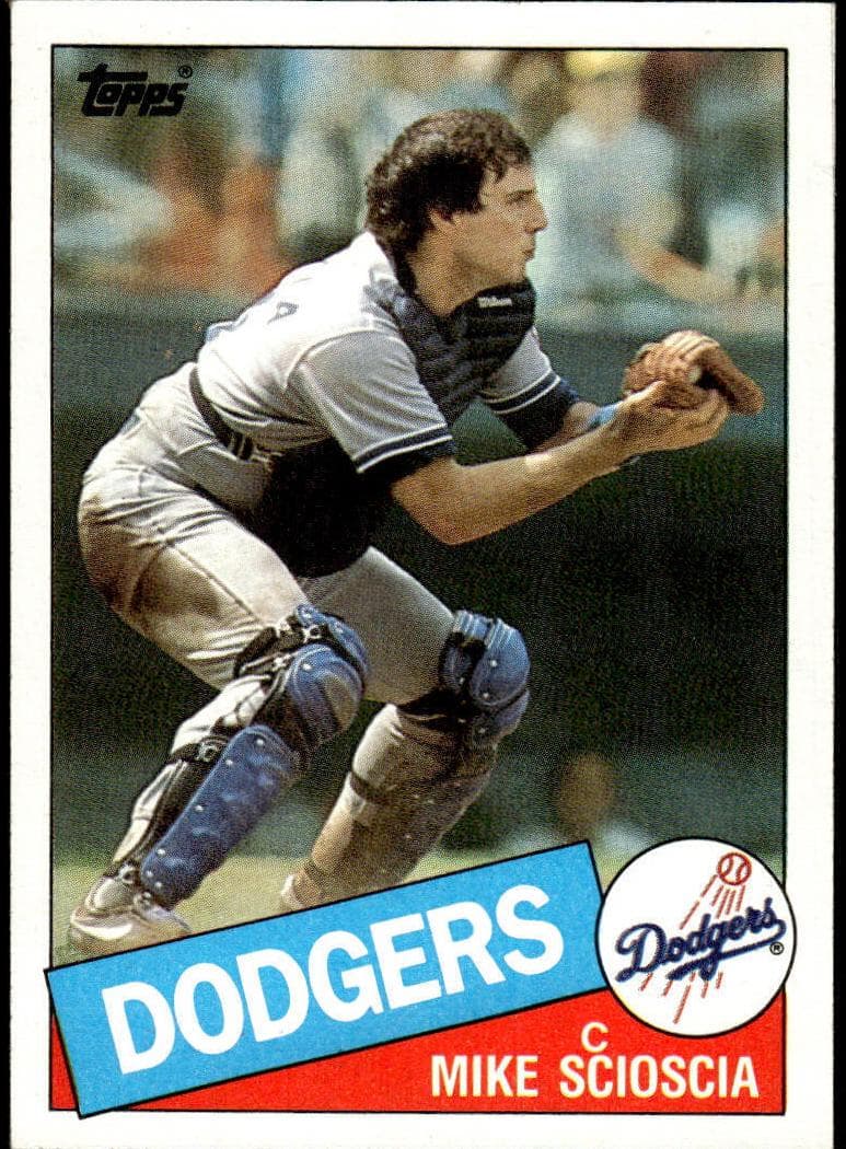 Mike Scioscia 1985 topps Topps