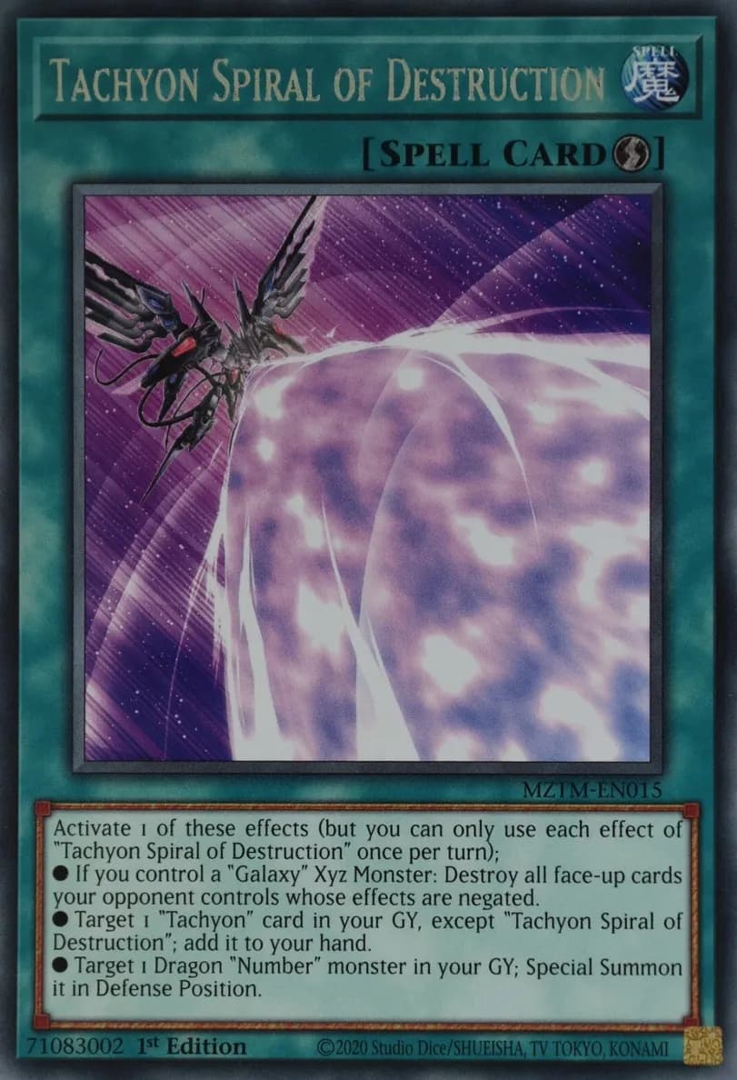 Tachyon Spiral of Destruction 2025 Yu-Gi-Oh!