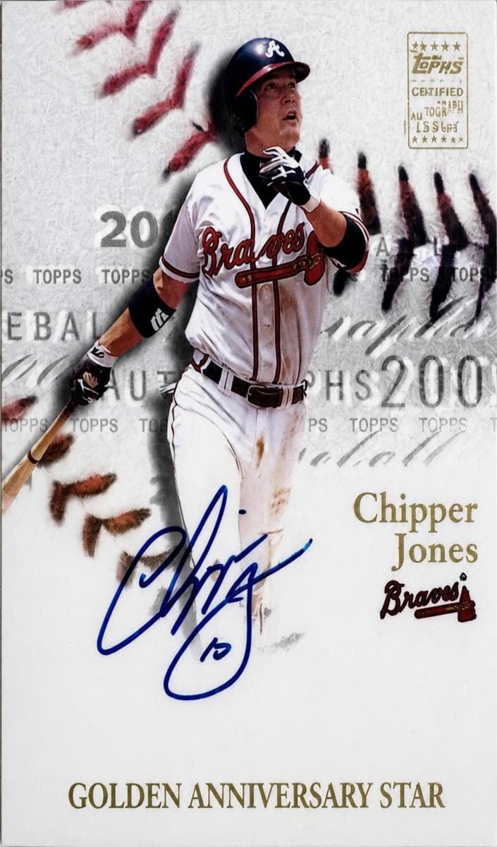 Chipper Jones 2001 topps Topps