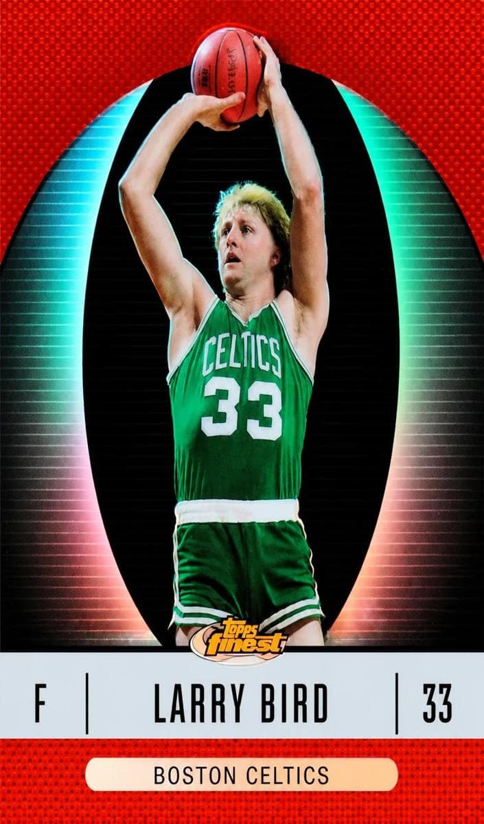 Larry Bird 2006 topps Finest