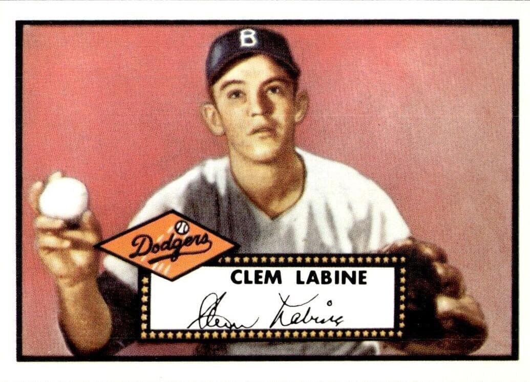 Clem Labine 1952 topps Topps