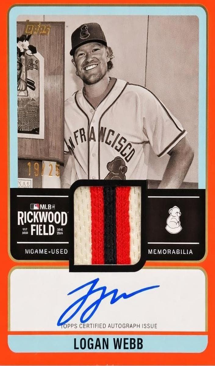 Logan Webb 2025 topps Topps
