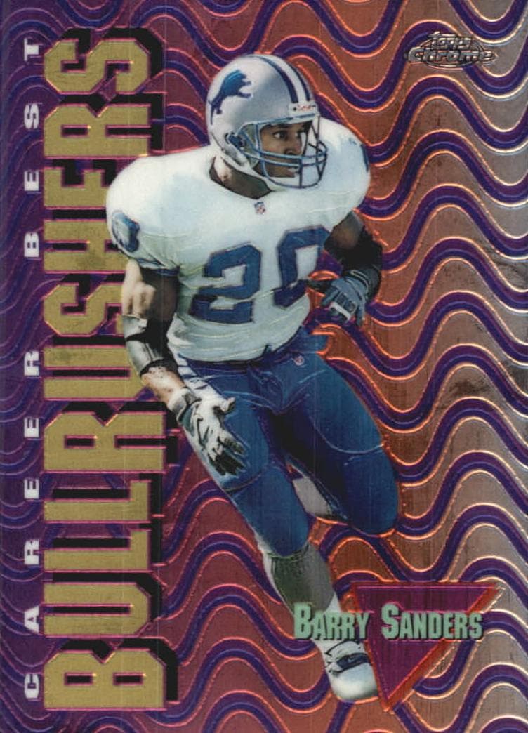 Barry Sanders 1999 topps Topps Chrome