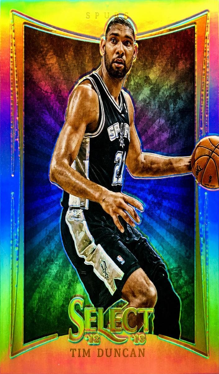 Tim Duncan 2012 panini Select