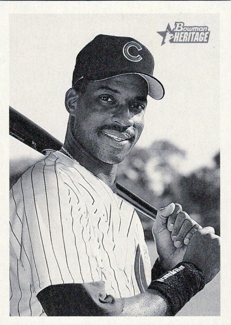 Fred McGriff 2001 bowman Bowman Heritage