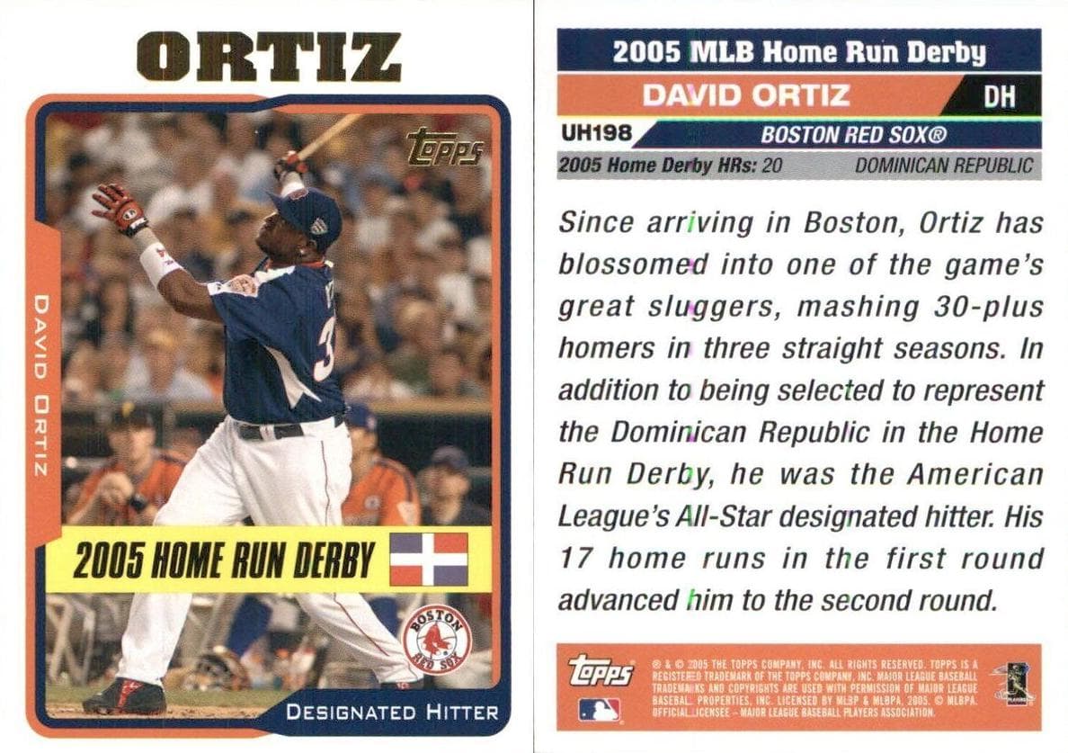 David Ortiz 2005 topps