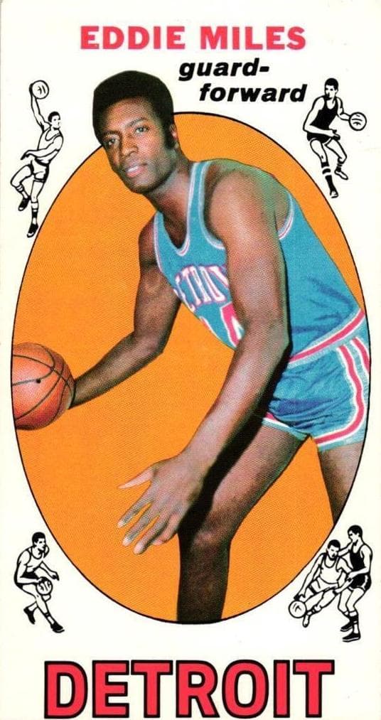 Eddie Miles 1969 topps