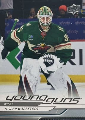 Jesper Wallstedt trading card