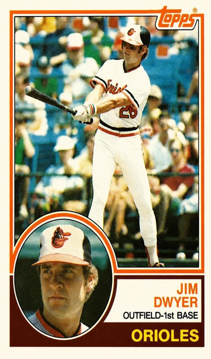 Jim Dwyer trading card