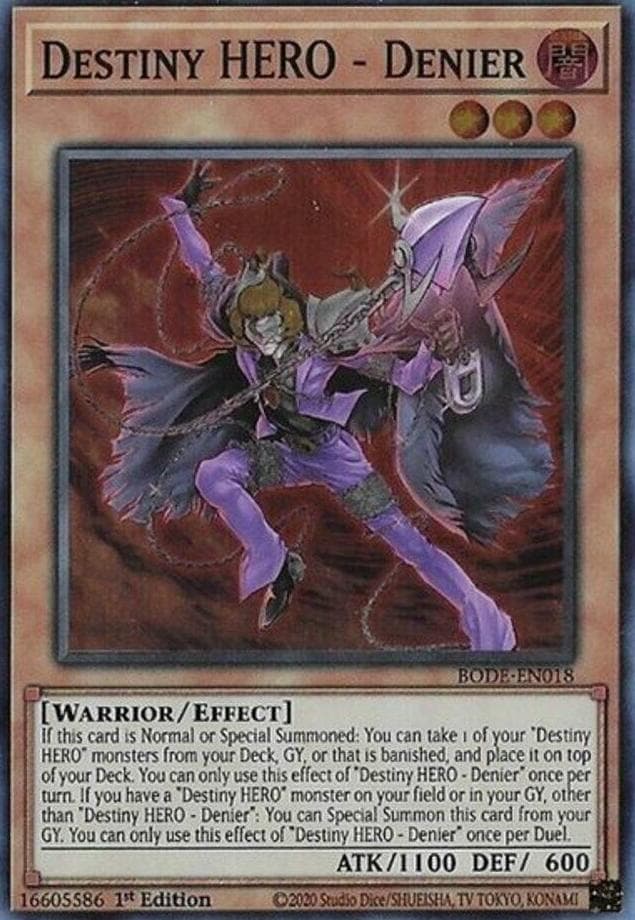 Destiny HERO - Denier 2021 Yu-Gi-Oh!