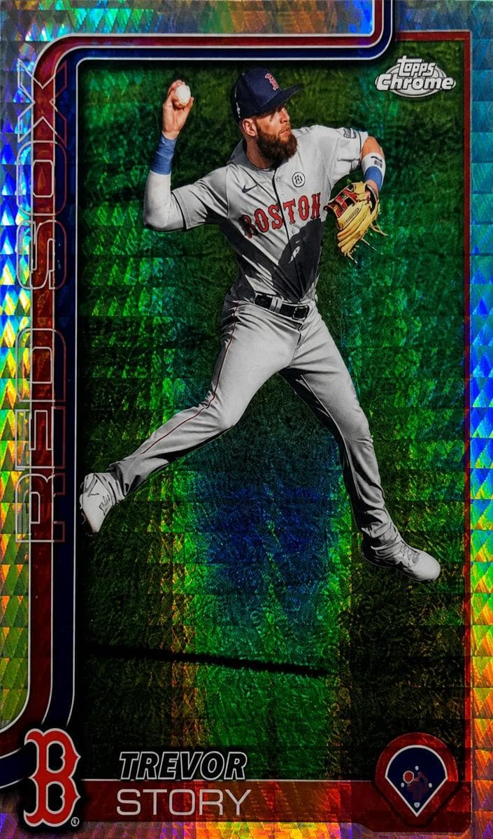 Trevor Story trading card