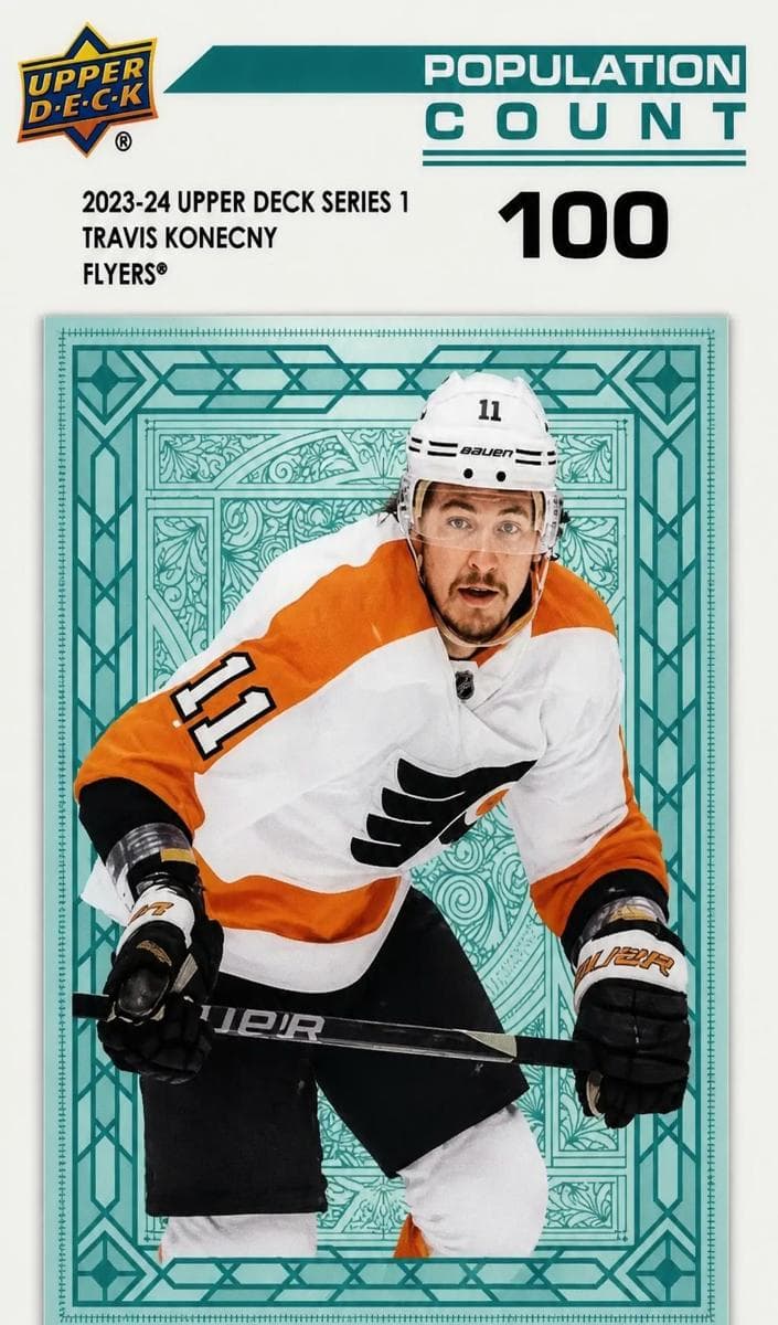 Travis Konecny trading card