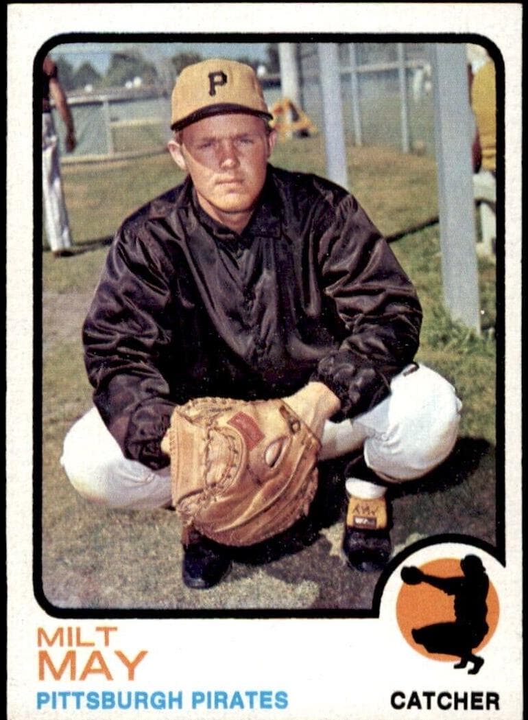 Milt May 1973 topps Topps