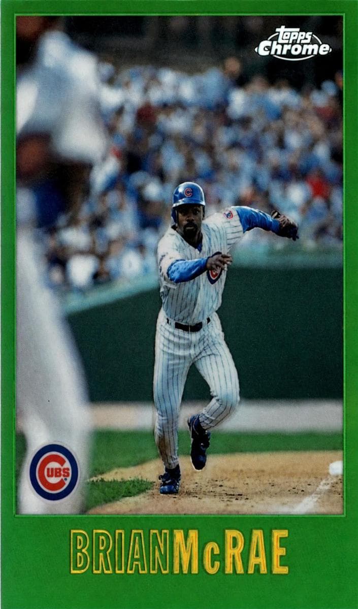 Brian McRae 1997 topps Topps Chrome