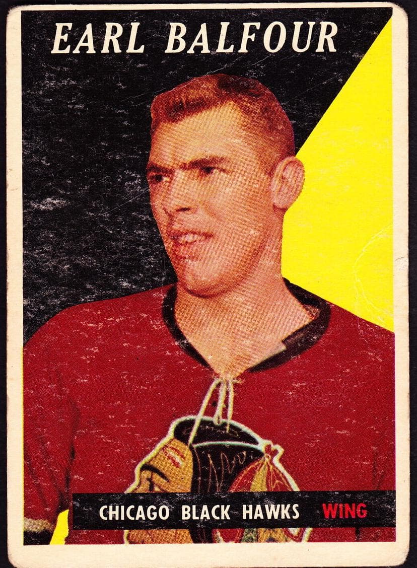 Earl Balfour 1958 topps Topps