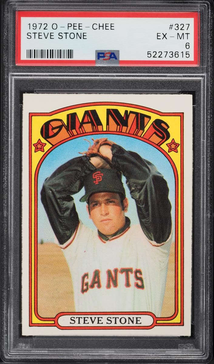 Steve Stone 1972 topps O-Pee-Chee