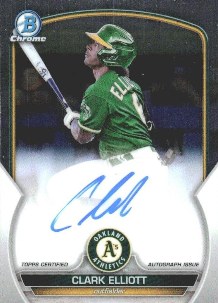 Clark Elliott trading card