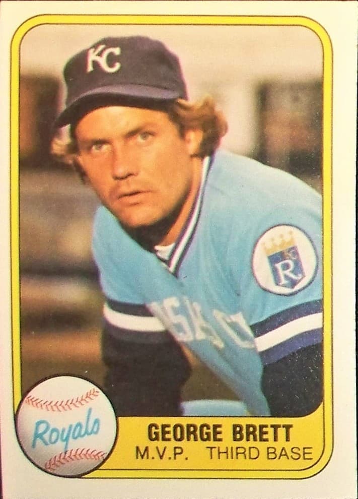 George Brett 1981 Fleer