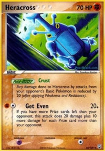 Heracross trading card